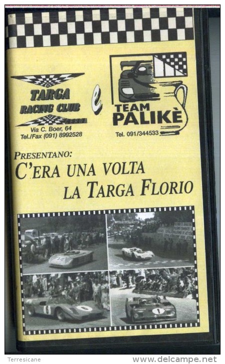 X C'ERA UNA VOLTA LA TARGA FLORIO FILMATI IN VHS PRODUZIONE VF COME NUOVO - Deporte