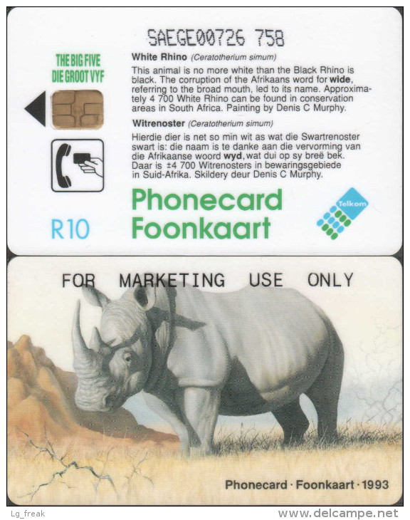 South Africa - Chip - SAF-05 - R10 - For Marketing Use Only - RR - Afrique Du Sud