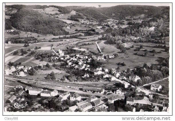 Z 1823 CPSM    LE VAL D'AJOL VUE AERIENNE LA GARE LA VALLEE DES MOUSSES - Autres & Non Classés