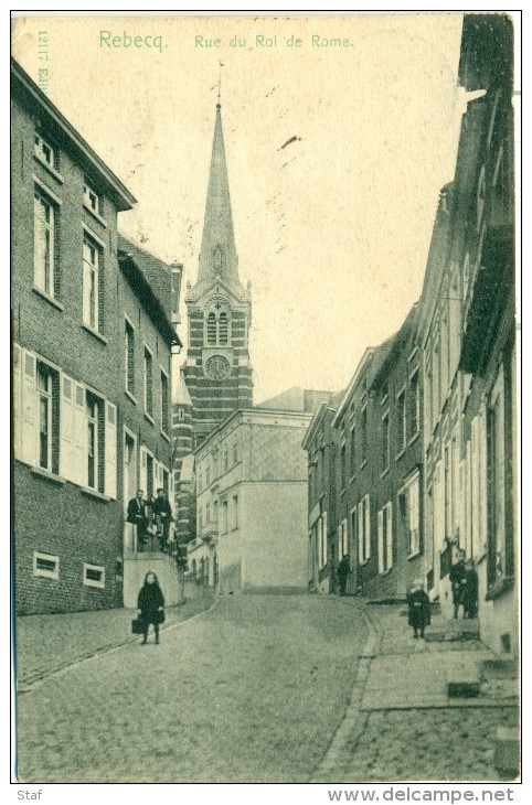 Rebecq : L'Eglise : 1906 - Rebecq