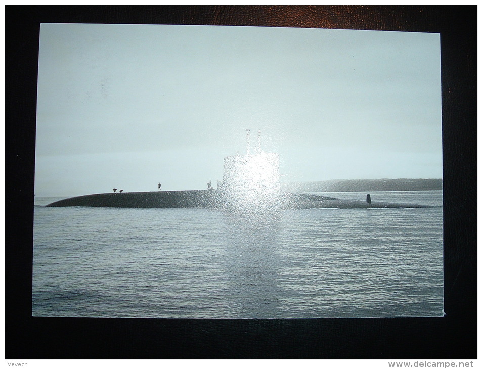 CP ILLUSTREE SOUS-MARIN TP MARIANNE DE LUQUET TVP ROUGE ROULETTE OBL. 27-11-2004 BREST SOUS MARINS MARINE (29) - Submarines