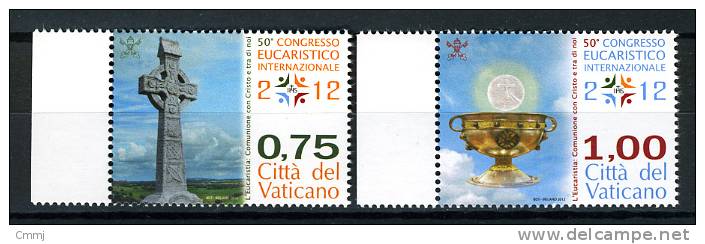 2012 - VATICANO - VATIKAN - 50º CONGRESSO EUCARISTICO INTERNAZIONALE DUBLINO 2012 - Mint - Nuovi