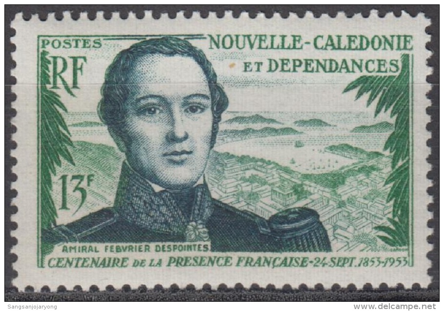 New Caledonia Sc299 Admiral Auguste Febvrier-Despointes, Roadstead - Explorers