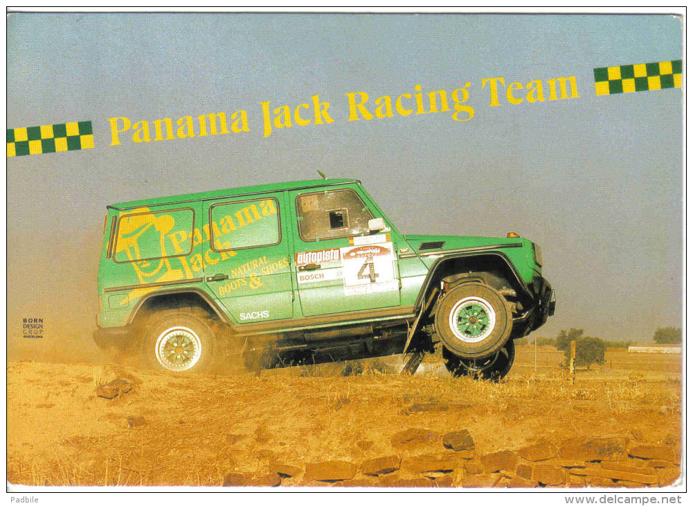 Carte Postale Panama Jack Racing Team  4x4  Trés Beau Plan - Rallyes