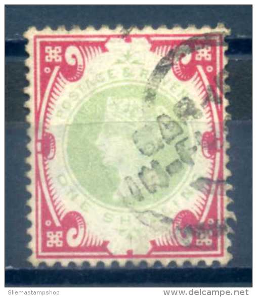 GREAT BRITAIN - 1887, 1s GREEN AND RED - Zonder Classificatie