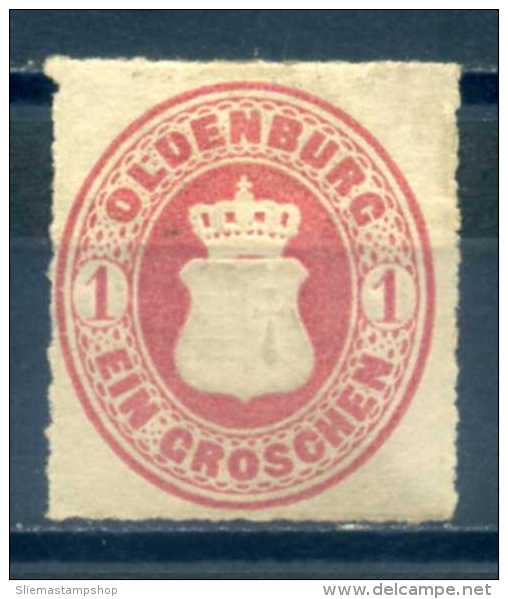 GERMANY OLDENBERG - 1862, 1G RED - Oldenbourg