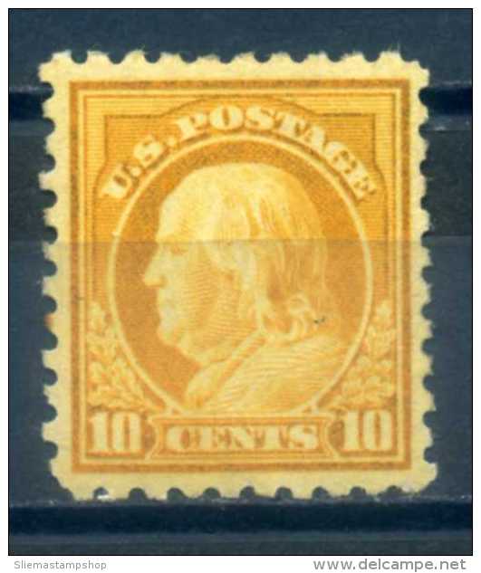 USA - 1912 FRANKLIN 10c YELLOW - Nuevos