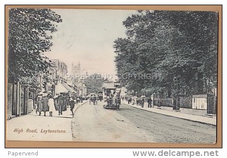 Essex  LEYTONSTONE High Road Horse Tram   E1324 - Sonstige & Ohne Zuordnung