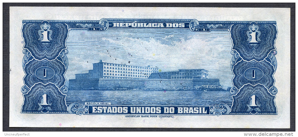 Brésil P 132  1 Cruzeiros 1944  *** UNC  *** Série 702 N° 063827 - Brasil