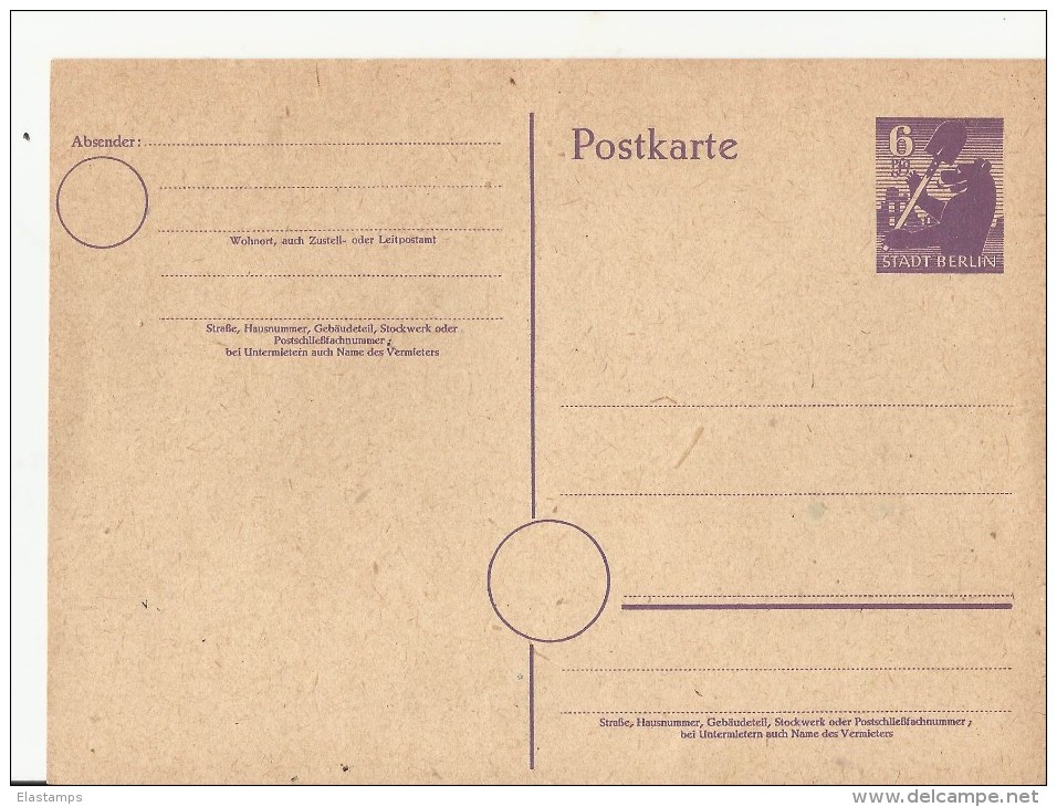 BERLIN  GS - Postkarten - Ungebraucht