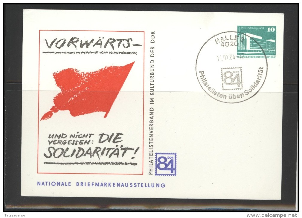 GERMANY DEUTSCHLAND DDR Stamped Stationery Special Cancellation D-DDR ST STAT 011 Communist Propaganda Philately - Sonstige & Ohne Zuordnung