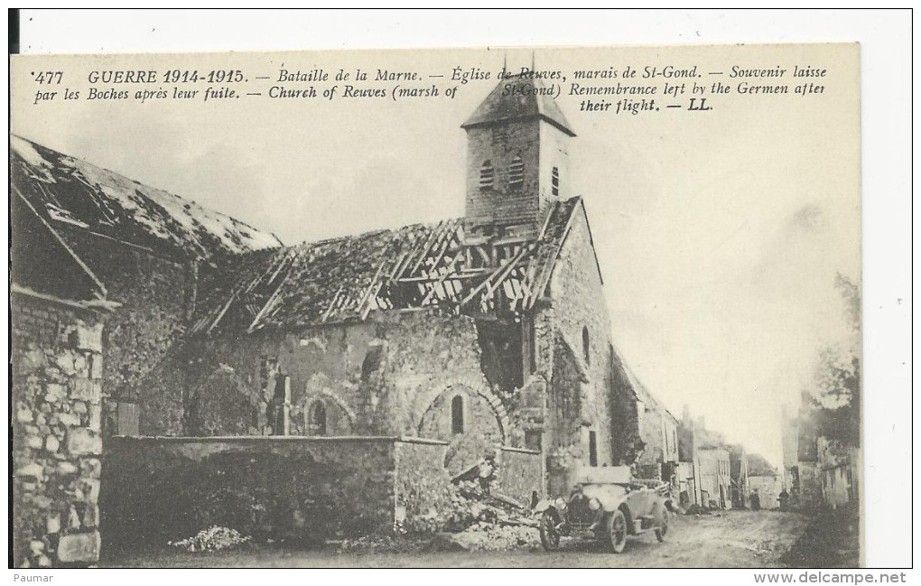 Reuves Eglise     Guerre 1914-18 - Non Classificati