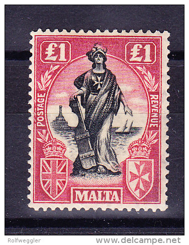 Malta - 1925 - Mi.# 96 * - Malte