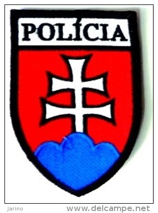 Police Slovaque - Slovakia, écussons Tissu-Patches, - Police