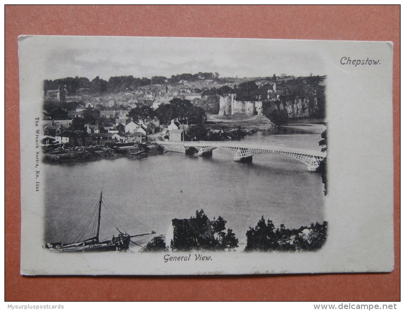 33866 PC: WALES: MONMOUTHSHIRE: Chepstow - General View. - Monmouthshire