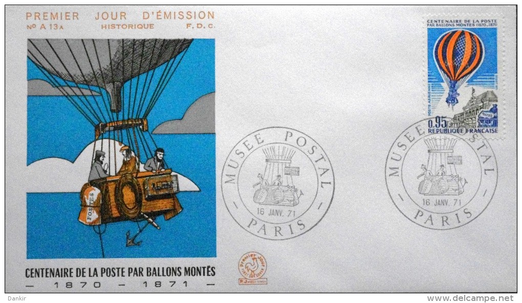 France 1971  FDC Minr.1736 ( Lot 2860 ) - 1970-1979