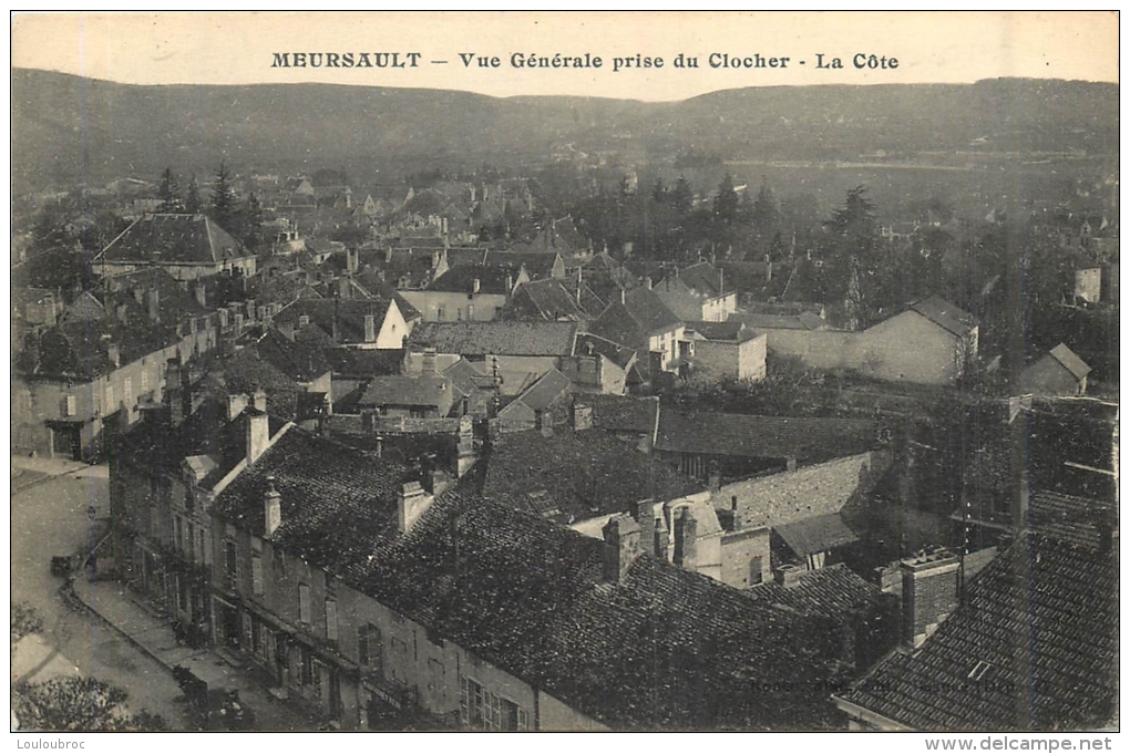 MEURSAULT VUE GENERALE PRISE DU CLOCHER LA COTE - Meursault