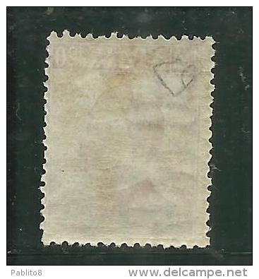 ITALY KINGDOM ITALIA REGNO 1922 1923 BLP CENT 20 SOPRASTAMPA AZZURRA II TIPO MNH FIRMATO SIGNED - Stamps For Advertising Covers (BLP)