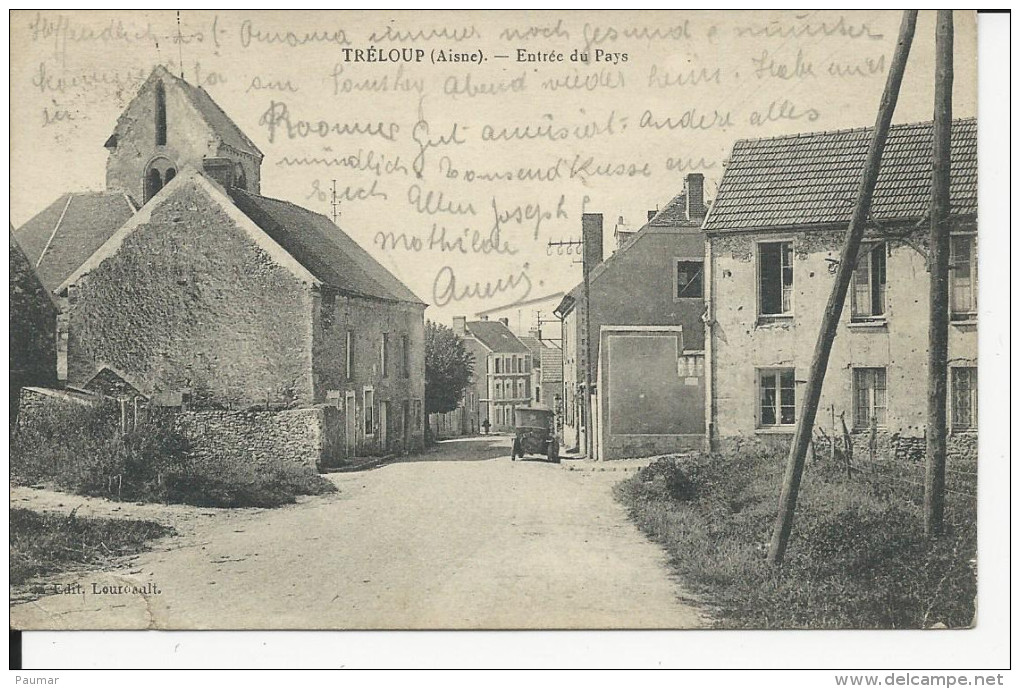 Tréloup  Entrée Du Village - Sissonne