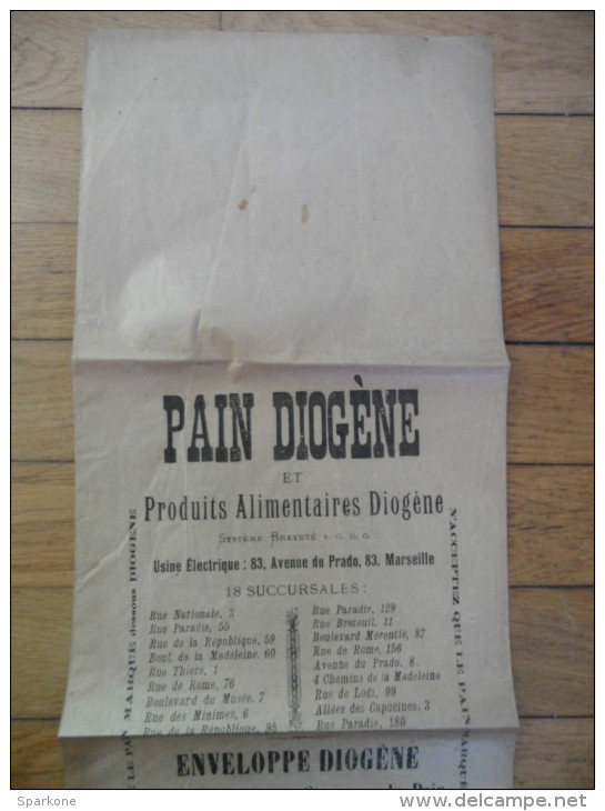 Ancien Sac à Pain Diogène En Papier - Supplies And Equipment