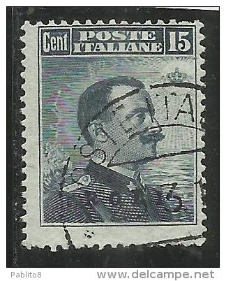 COLONIE ITALIANE EGEO 1912 RODI CENTESIMI 15 USATO USED - Egée (Rodi)