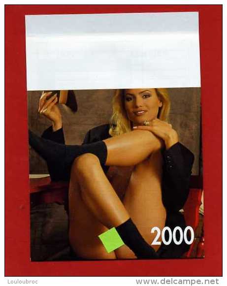 CALENDRIER ANNEE 2000 FEMMES NUES LES SEXES ONT  ETE CACHES POUR LE SCAN VOIR TOUS LES SCANS - Formato Piccolo : 1991-00