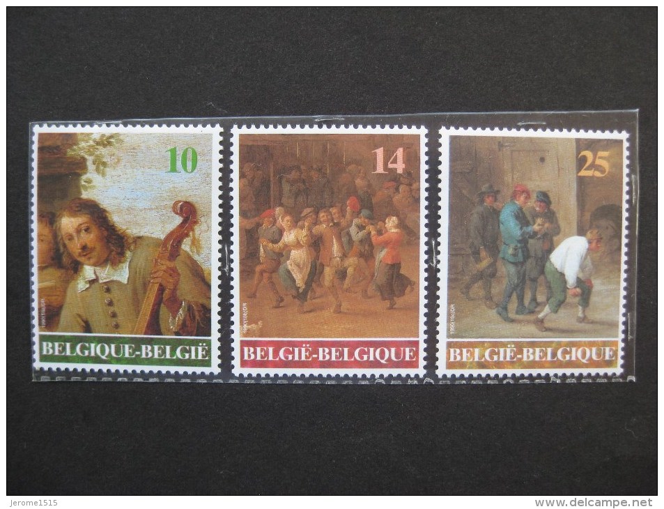 Timbres Belgique : Oeuvres D'art Belges   COB N°2393 à S 2395 ** - Neufs