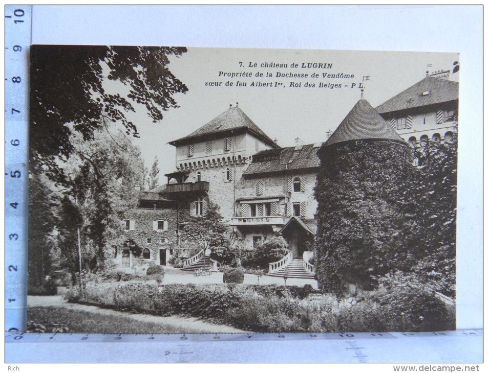 CP (74) Haute Savoie - Le Château De LUGRIN - Propriété De La Duchesse De Vendôme - Lugrin