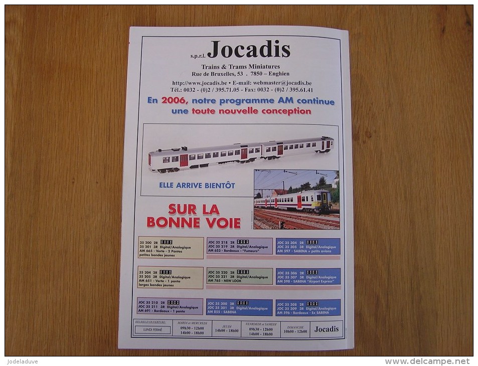 TRAIN MINIATURE N° 52 Chemins De Fer Rail Revue Modélisme Maquettisme Réseau SNCB NMBS Cabusart Schaerbeek Ostende - Modélisme