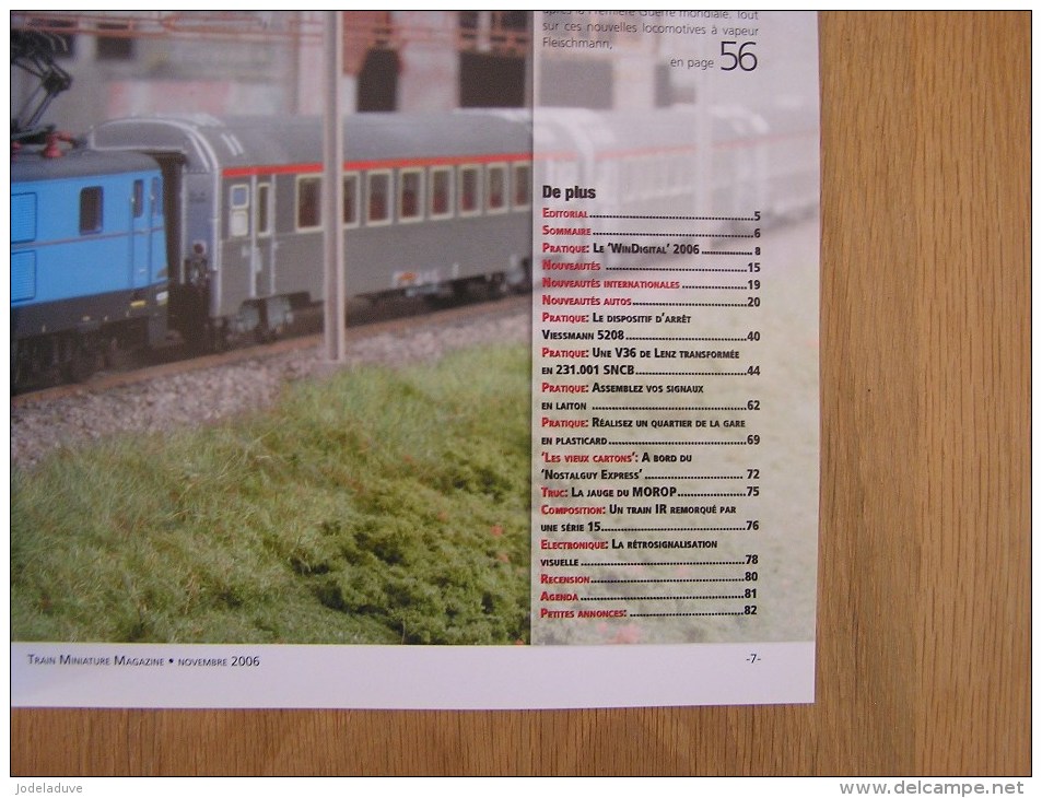 TRAIN MINIATURE N° 53 Chemins De Fer Rail Revue Modélisme Maquettisme Réseau SNCB NMBS - Modellbau