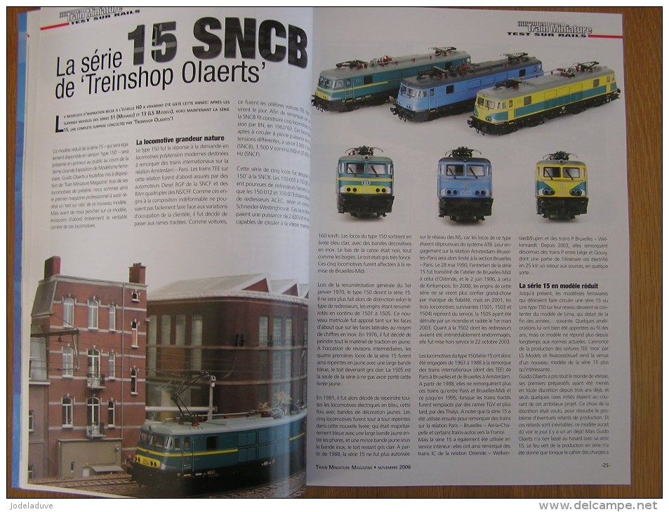 TRAIN MINIATURE N° 53 Chemins De Fer Rail Revue Modélisme Maquettisme Réseau SNCB NMBS - Model Making