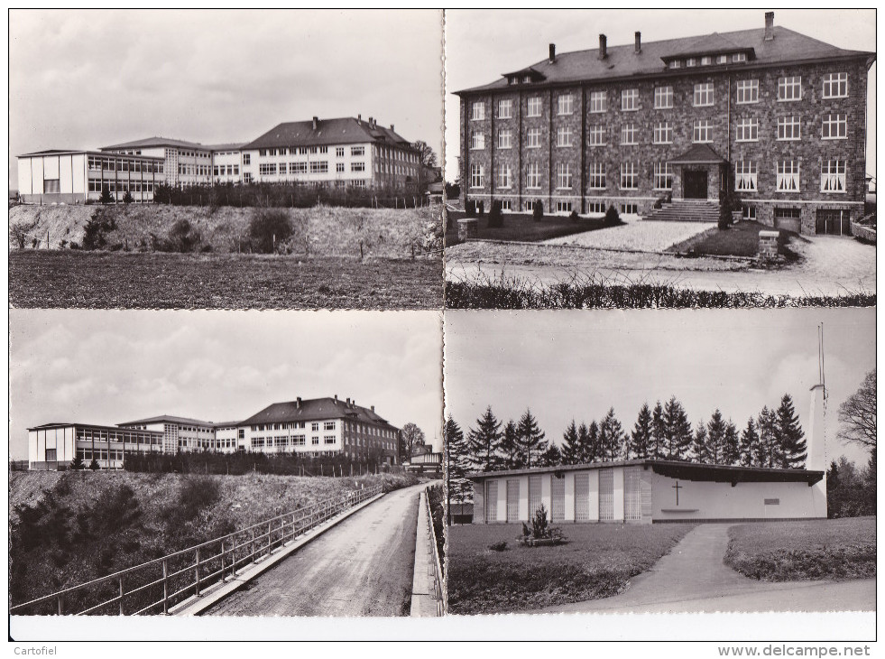 SANKT-VITH-LOT-4 CARTES-COLLEGE EPISCOPAL-SCHULE+MONUMENT-GEFALLENENDENKMAL-PETIT PRIX-VOYEZ 2 SCANS - Saint-Vith - Sankt Vith