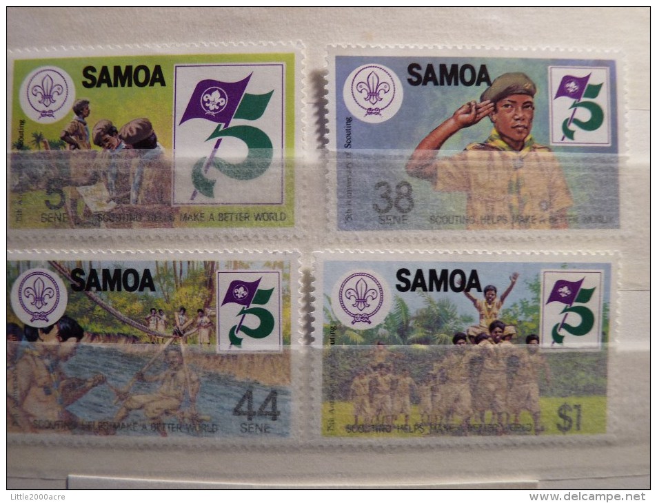 Samoa 1982 Scouts SG 620-3 Sc 575-8 MNH - Samoa