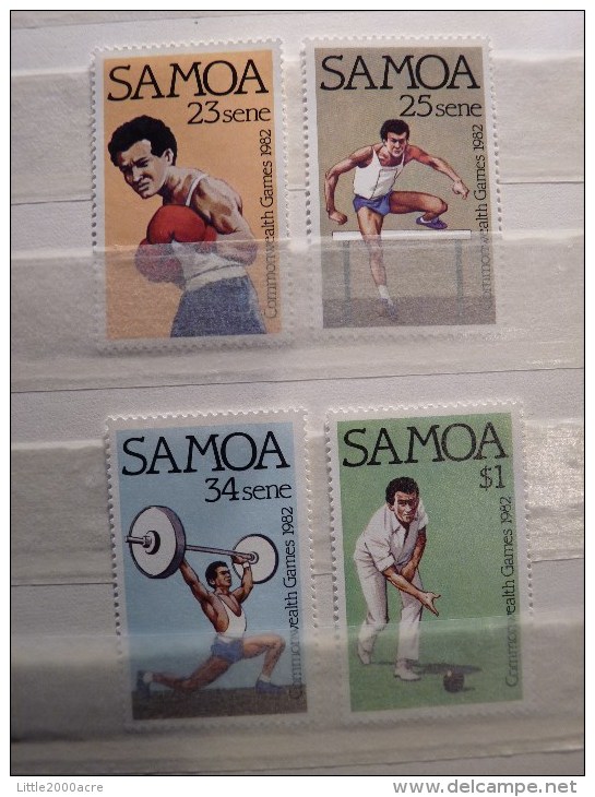 Samoa 1982 Commonwealth Games SG 625-8 Sc 579-82 MNH - Samoa