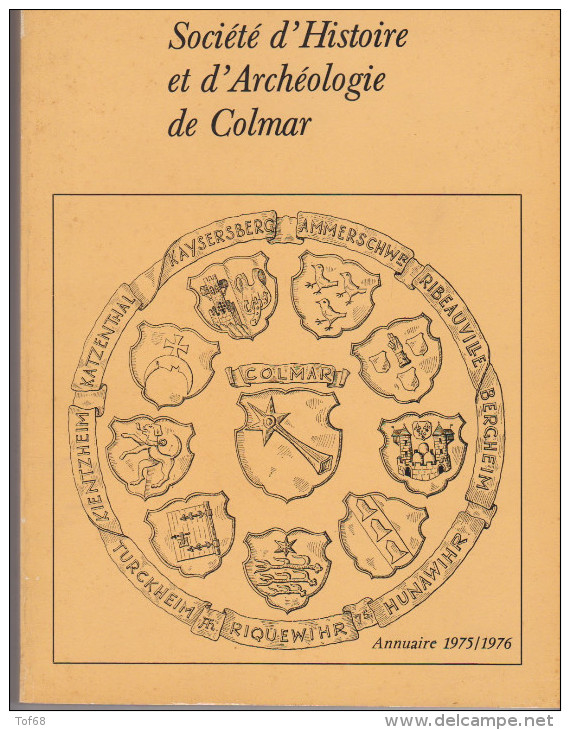 Annuaire De La Société D'histoire Et D'archéologie De Colmar 1975 1976 - Alsace