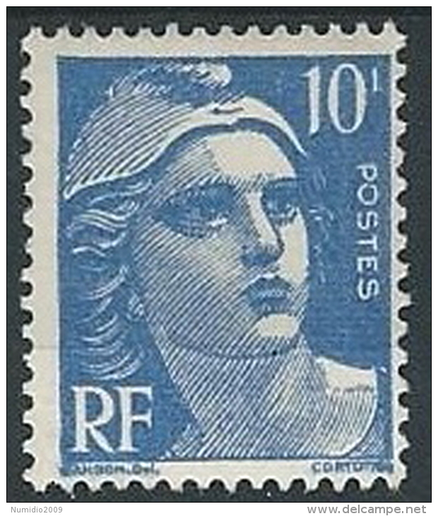 1945-47 FRANCIA MARIANNA DI GANDON 10 F MH * - EDF01 - 1945-54 Marianna Di Gandon