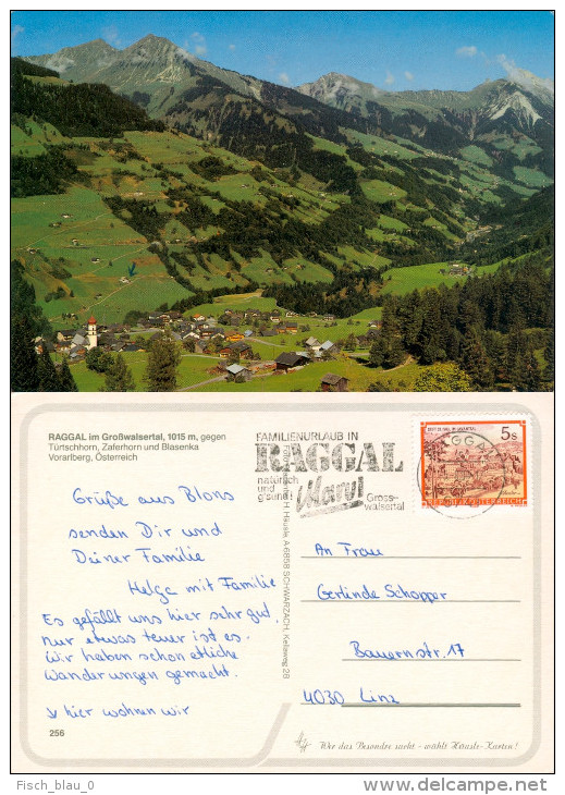 AK Vorarlberg 6741 Raggal Türtschhorn Zaferhorn Blasenka Großwalsertal AUSTRIA Österreich Ansichtskarte Picture Postcard - Bludenz