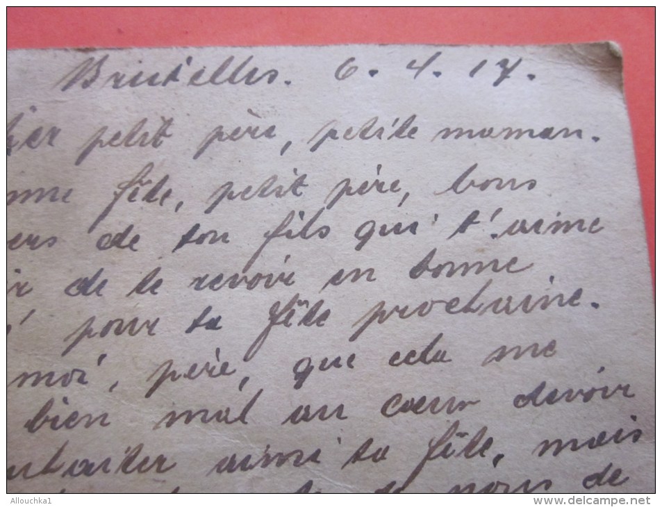 6 Avril 1918 Letter Cover Entier Postaux+ Timbre Rajouté (oté) Bruxelles Occupation Allemande Pour La Hollande Pays-Bas - Deutsche Besatzung