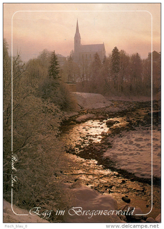 AK Vorarlberg 6863 Egg Im Bregenzerwald Bregenzer Wald Österreich AUSTRIA I. Kirche Church Ansichtskarte Postcard - Bregenzerwaldorte