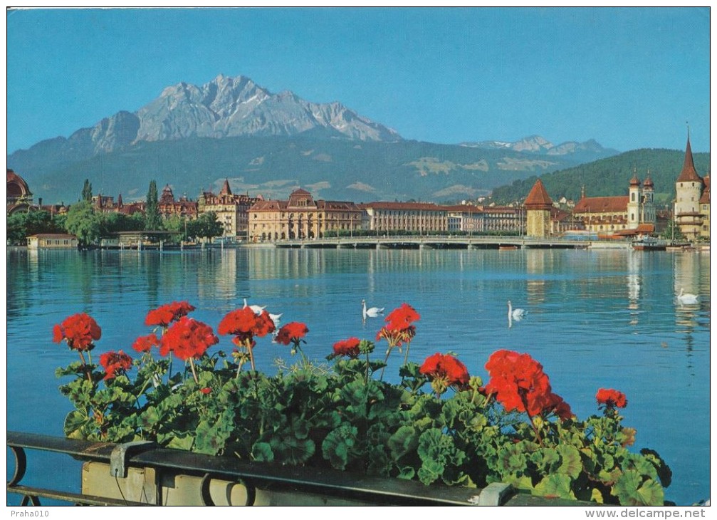 I5363 - Switzerland (1968) 6000 Luzern 2: International Music Festival Luzern (stamp: Chess) - Scacchi