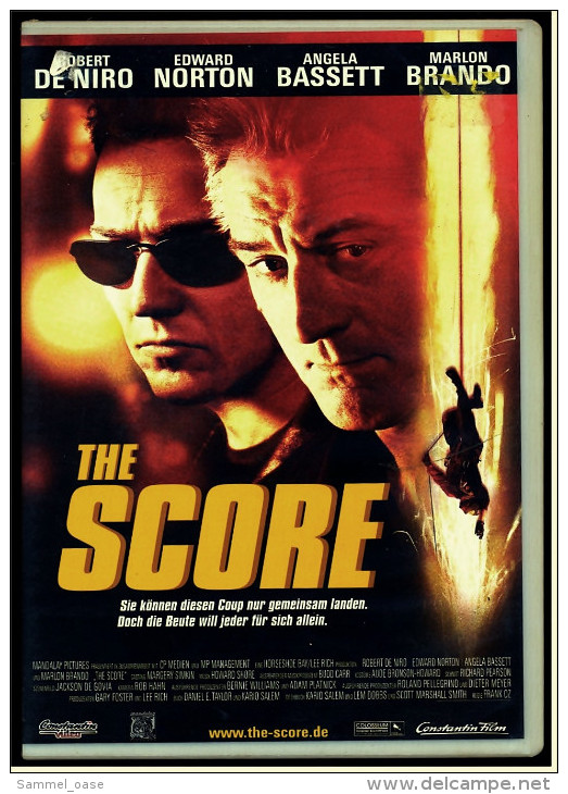 VHS Video  -  The Score  -  Sie Können Diesen Coup Nur Gemeinsam Landen  -  Von 2000 - Krimis & Thriller