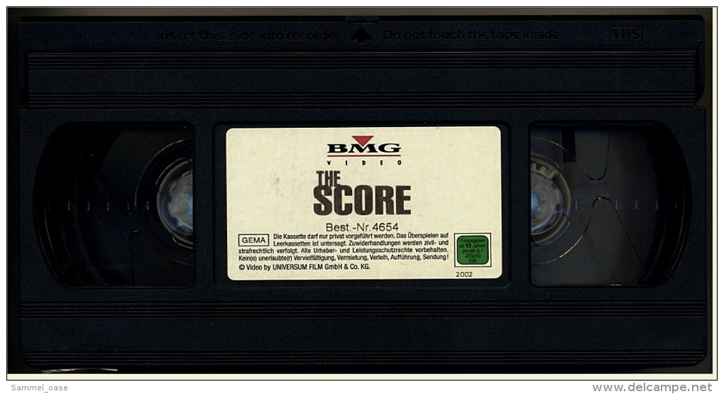 VHS Video  -  The Score  -  Sie Können Diesen Coup Nur Gemeinsam Landen  -  Von 2000 - Polizieschi