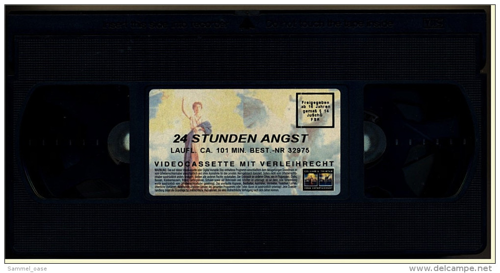VHS Video  -  24 Stunden Angst  -  Es Sollte Das Perfekte Verbrechen Sein  -  Von 2002 - Action, Adventure