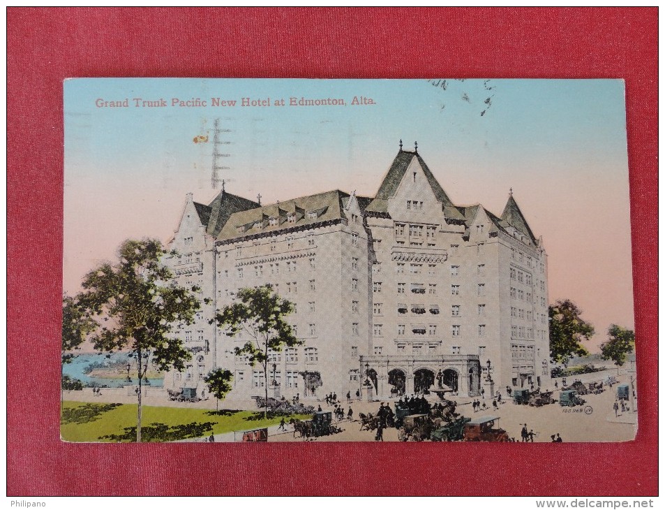 Canada > Alberta> Edmonton Grand Trunk Pacific New Hotel   Stamp & Cancel    Ref-1340 - Edmonton