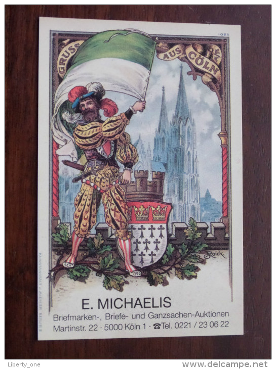 5 X Im Jahr ( E. Michaelis ) Anno 19?? Köln - Post Sammlungen Briefmarken Etc.. ( Zie Foto Voor Details ) !! - Sammlerbörsen & Sammlerausstellungen