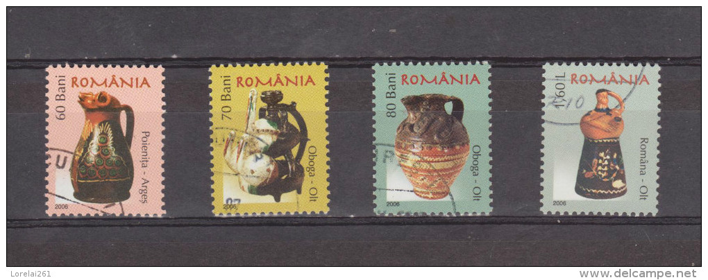 2006 - Serie Courante / Pichets Populaires Mi No 6051/6054 - Used Stamps