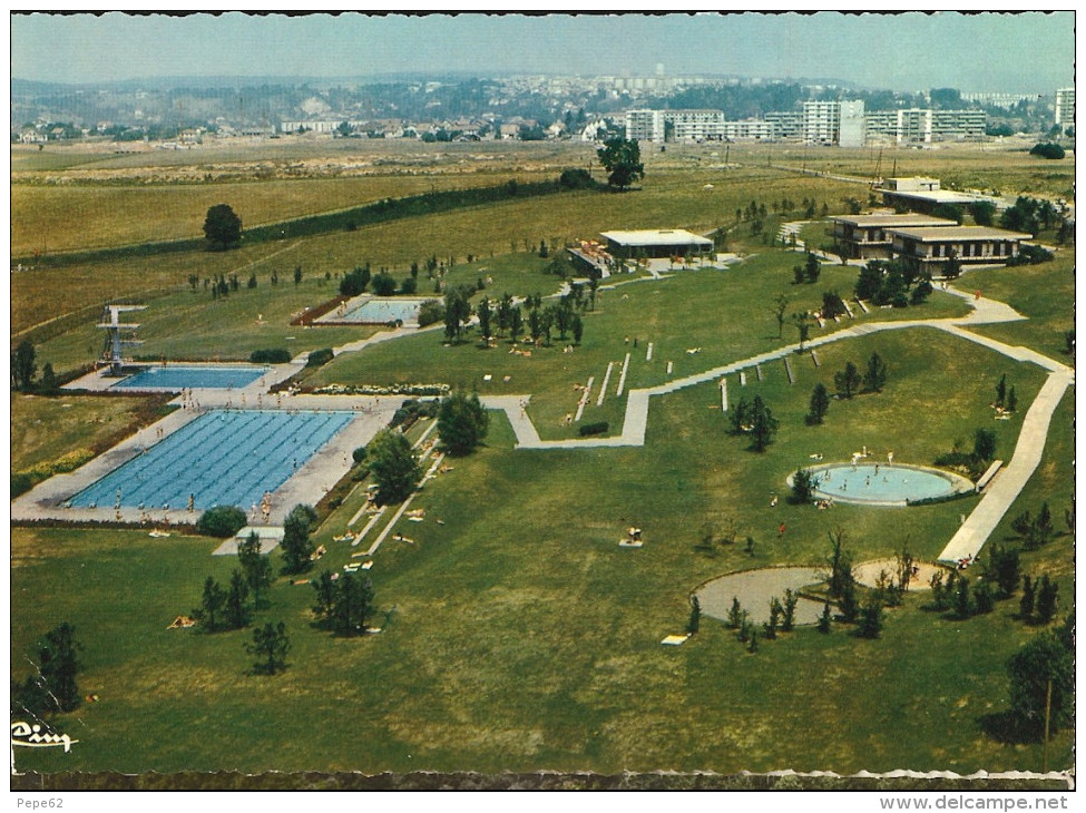 Montbeliard-vue Aérienne-la Piscine De La Petite Hollande-cpsm - Montbéliard