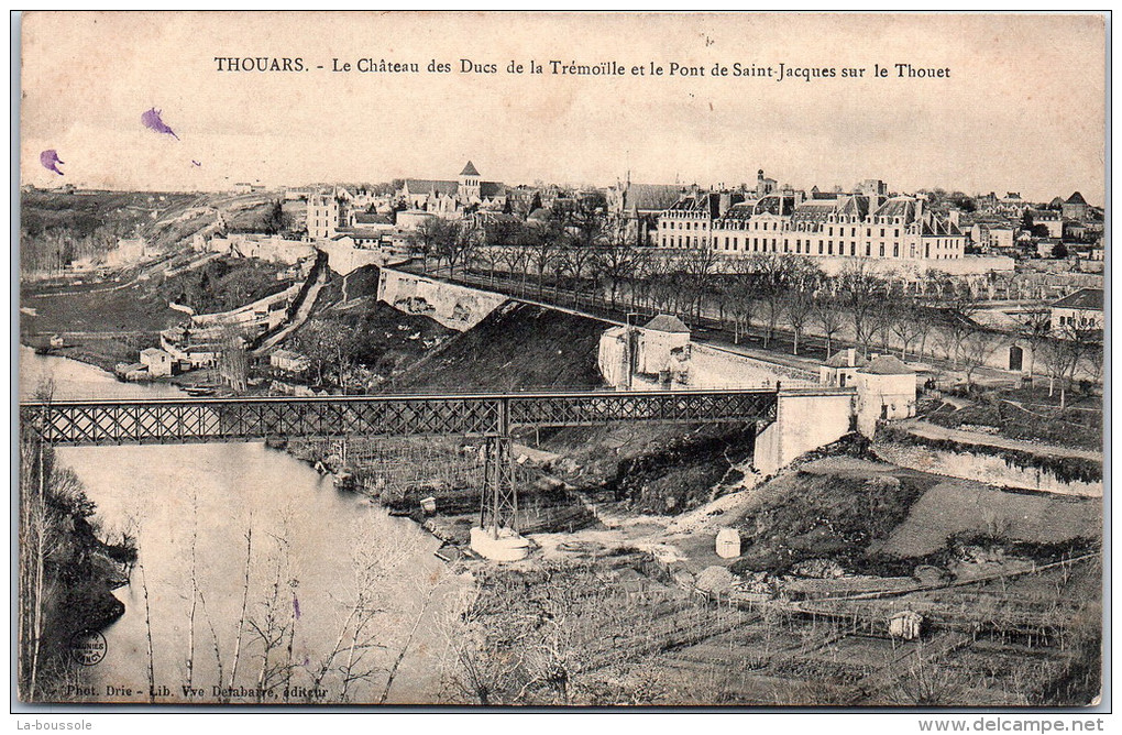 79 THOUARS - Le Château Et Le Pont Saint Jacques. - Thouars