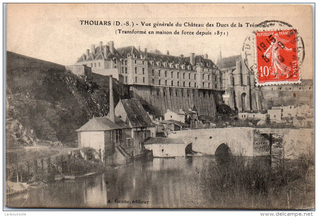 79 THOUARS - Vue Générale Du Château Des Ducs De La Trémoille - Thouars