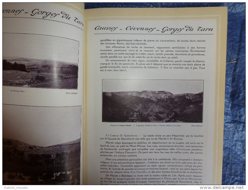 1925  CAUSSES-CEVENNES Et GORGES Du TARN (La Couvertoirade,Meyrueis,Bl Andas,Ispagnac,Mende,Cast Elbouc,Millau,La Caze E - Midi-Pyrénées